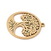 304 Stainless Steel Pendants X-STAS-V016-11G-2