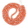 Baking Paint Glass Beads Strands DGLA-N015-4mm-04-2