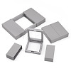 3 Bags 3 Styles Square Transparent PE Thin Film Suspension Jewelry Display Box CON-TA0001-38F-2