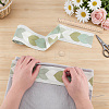 5M Leaf Jacquard Polyester Ribbon OCOR-WR0002-20A-3