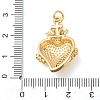 Brass Pendants KK-CBAED11-01E-G-3