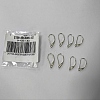4 Pairs 925 Sterling Silver Leverback Hoop Earrings Findings STER-BBC0001-82-1