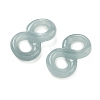 Natural Jadeite Connector Charms G-Z125-03-2