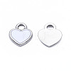 201 Stainless Steel Charms STAS-S080-045P-09-NR-2