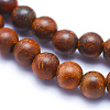 Natural Wood Beads Strands X-WOOD-P011-06-8mm-6
