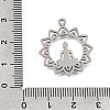 Buddhist 304 Stainless Steel Pendants SA-CBA4CE0-06P-3