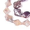 Natural Baroque Keshi Pearl Beads Strands PEAR-S022-01A-4