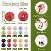  60Pcs 10 Colors Cube Food Grade Eco-Friendly Silicone Beads SIL-TA0001-54A-3