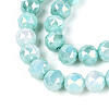 Anti-Tarnish Electroplate Glass Beads Strands GLAA-N010-10mm-10-2