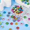 80Pcs 8 Colors Resin European Beads RESI-TA0002-30-13