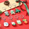 Christmas PVC Plastic Keychain KEYC-YW00088-01-4