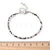 Natural Multicolor Tourmaline Bead Bracelets BJEW-JB04555-06-8