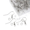 50Pcs 304 Stainless Steel French Hooks with Coil and Ball STAS-YW0001-54-2