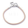 Polyester Cord Braided Bracelet Makings MAK-Z003-01P-23-1