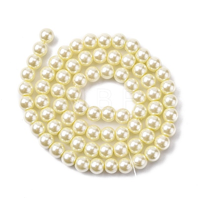 Eco-Friendly Grade A Glass Pearl Beads HY-J002-6mm-HX003-1