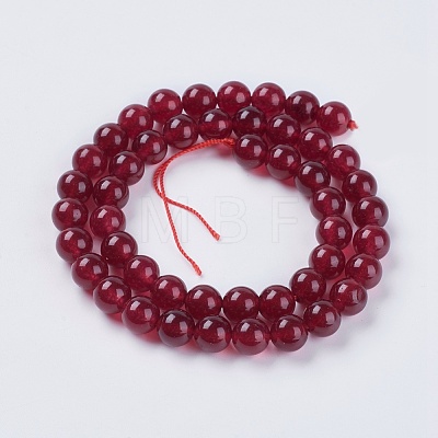 Natural Mixed Gemstone and Dyed Jade Beads Strands G-G151-8mm-M2-1