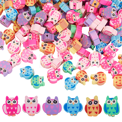300Pcs Handmade Polymer Clay Beads CLAY-ME0001-07-1