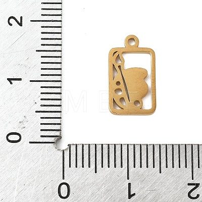 304 Stainless Steel Charms STAS-G355-07G-1