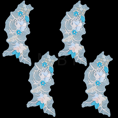 Polyester Embroidery Lace Sewing Ornaments DIY-WH2031-077B-02-1