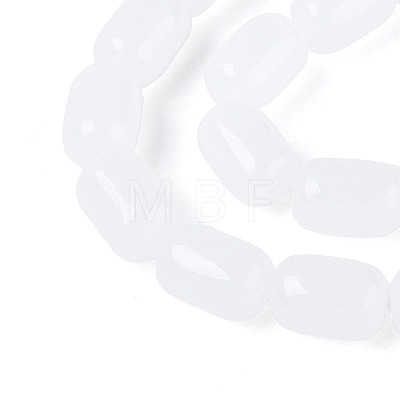 Imitation Jade Glass Beads Strands GLAA-T028-14J-A01-1
