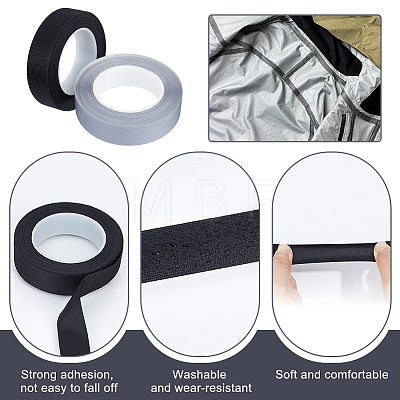 2 Rolls 2 Colors TPU Cloth Heat Sealing Tape TOOL-GA0001-79-1