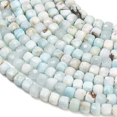 Natural Larimar Beads Strands GG-CBABEF5-B02-01-1