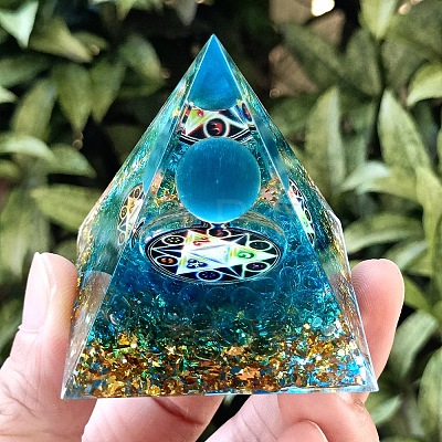 Orgonite Pyramid Resin Energy Generators PW-WGF1282-01-1