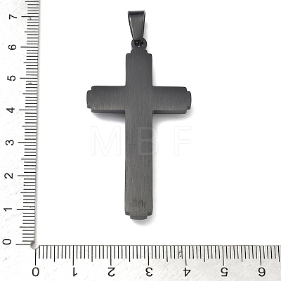 304 Stainless Steel Big Pendants STAS-H256-02B-1