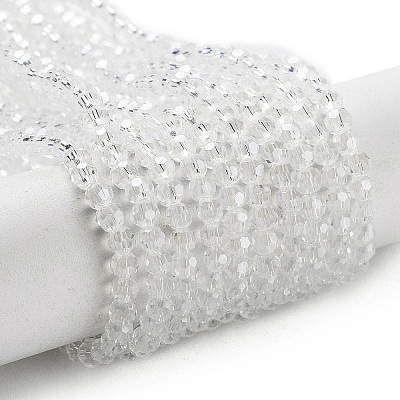 Electroplate Transparent Glass Beads Strands LS-EGLA-A035-T3mm-A19-1