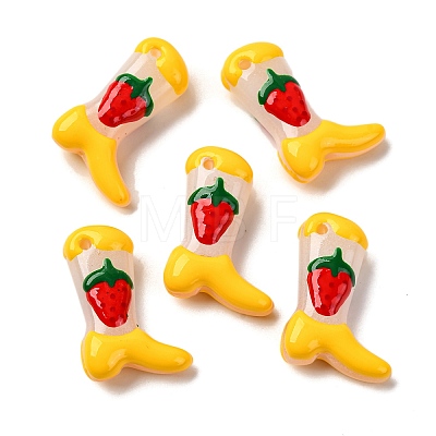 Baking Paint Glass Enamel Beads BLOW-D300-01K-1