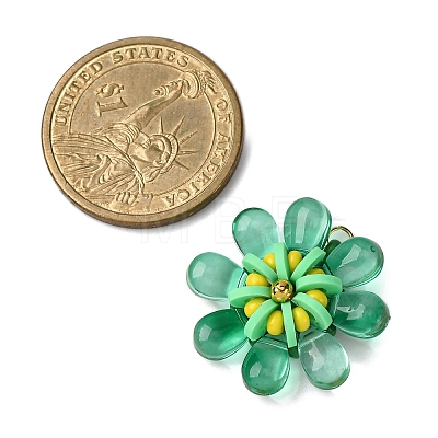 Glass & Polymer Clay Pendants PALLOY-MZ00810-06-1