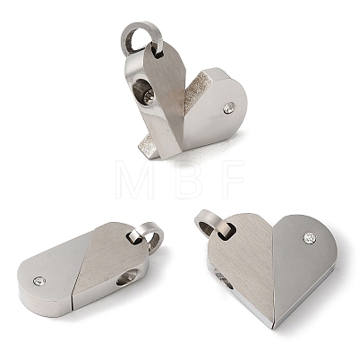 304 Stainless Steel Pendants STAS-Z075-35P-1