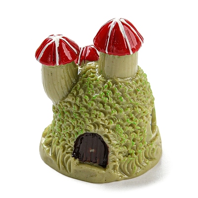 Resin Miniature Mini Mushroom House MIMO-PW0001-201C-1