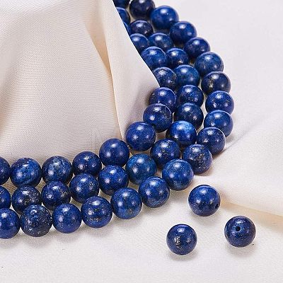 Natural Lapis Lazuli Beads G-NB0001-03-1