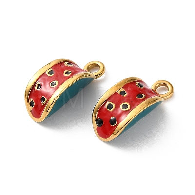 304 Stainless Steel Enamel Pendants SA-L002-20G-05-1