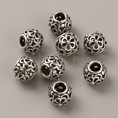 Tibetan Style Alloy European Beads FIND-TAC0002-065B-03-1