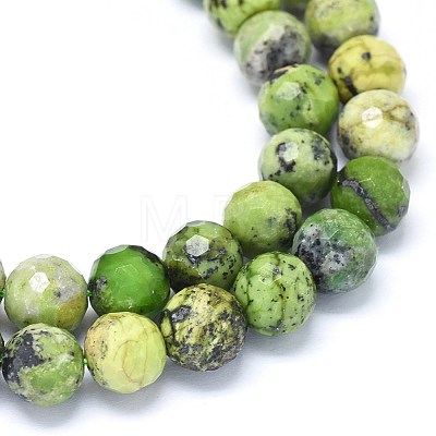 Natural Serpentine Beads Strands G-O180-03-6mm-1