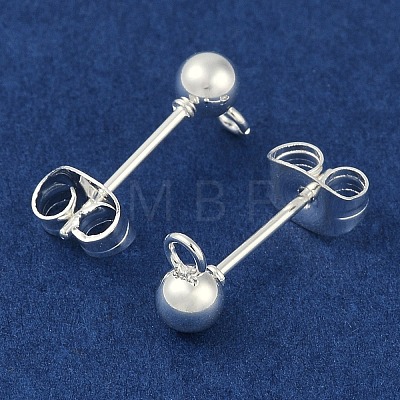 304 Stainless Steel Stud Earring Findings STAS-P148-07S-1