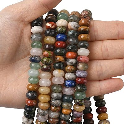 Natural Mixed Gemstone Beads Strands G-A280-A01-03-1