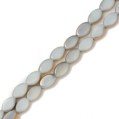 Electroplate Glass Beads Strands EGLA-L044-F-1