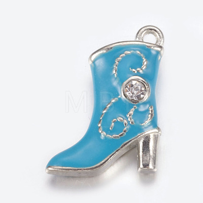 Alloy Enamel Pendants X-E516-1-1