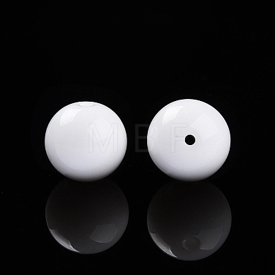 Opaque Solid Color Glass Beads X1-GLAA-N007-10mm-A06-1