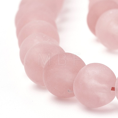 Cherry Quartz Glass Beads Strands G-T106-271-1