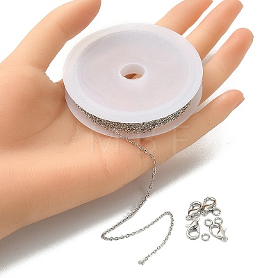 DIY Chain Bracelet Necklace Making Kit DIY-YW0007-05P-1