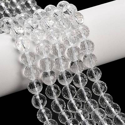 Natural Quartz Crystal Beads Strands G-C280-B14-10mm-1
