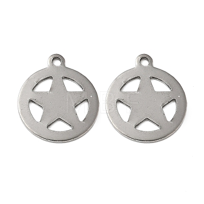 201 Stainless Steel Pendants STAS-I330-042P-1