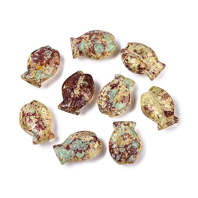Picasso Transparent Glass Beads SEED-Q039-03E-1