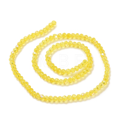 Electroplate Glass Beads Strands EGLA-A034-T6mm-L02-1