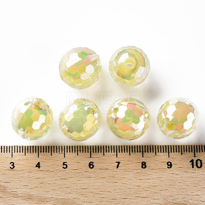 Transparent Acrylic Beads TACR-S152-14B-A10-1