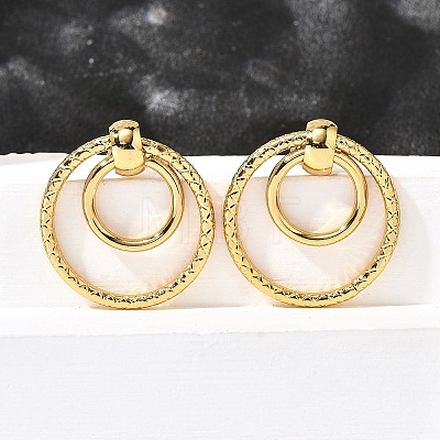 201 Stainless Steel Earrings EJEW-Q026-02G-B-1